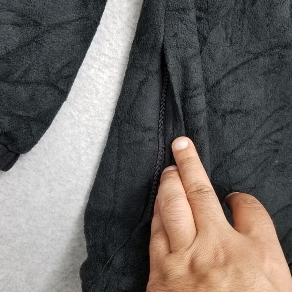 Result Jacket Mens Large Black Reversible Full Zip Pockets Outdoor Fleece - Picture 3 of 12